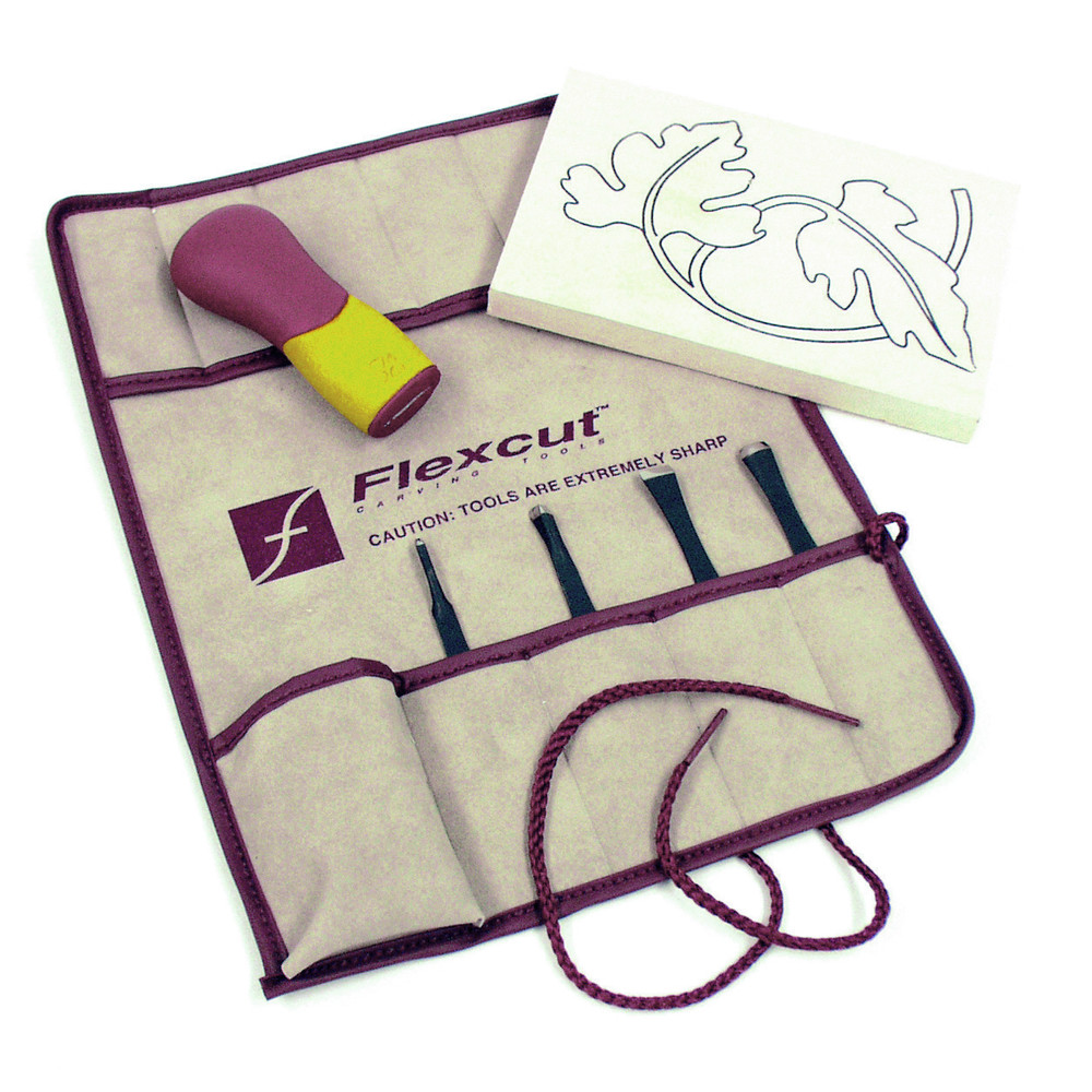 Magma: Flexcut Schnitzeisen Set 5 tlg.: FLEX-SK106