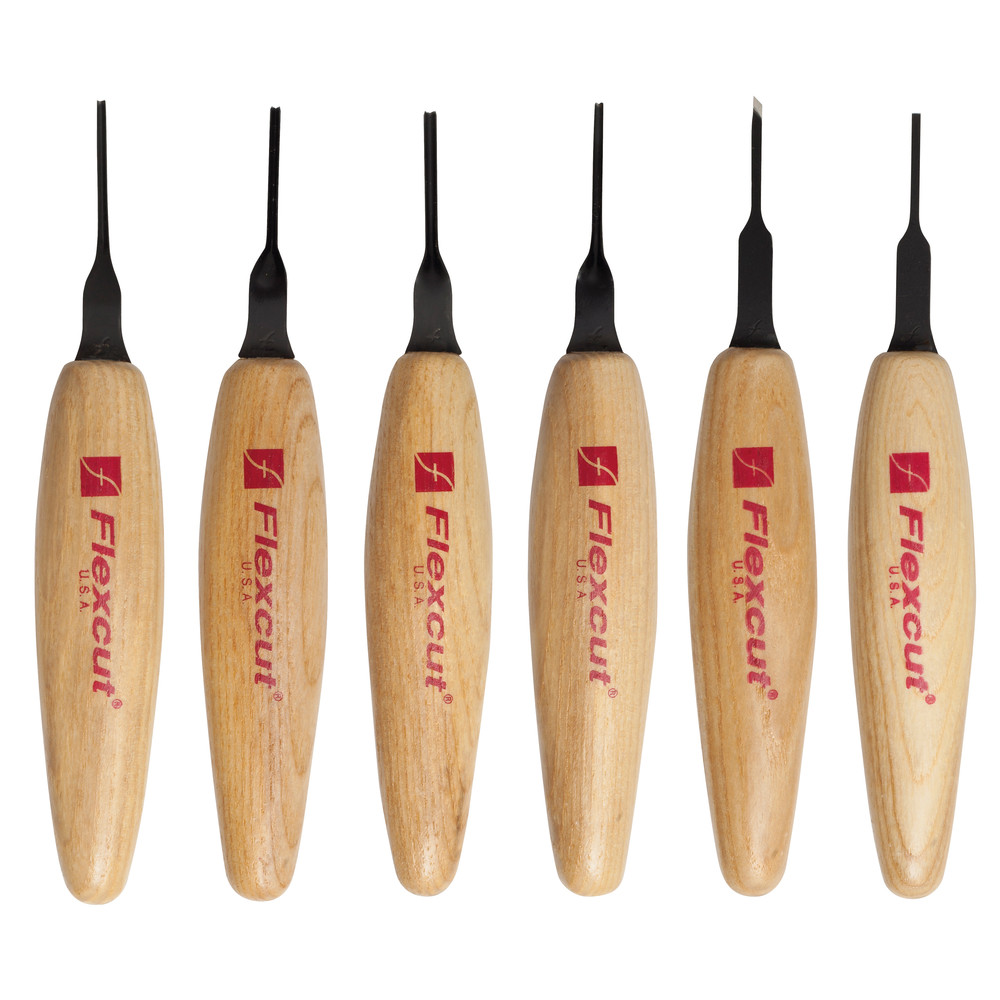Magma: Flexcut Micro Tool Set, 6tlg., 1,5 mm: FLEX-MT910